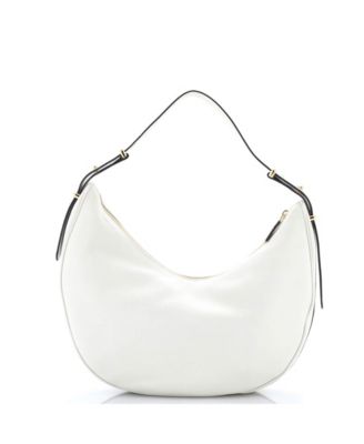 Large Arque Half Moon Hobo Leather