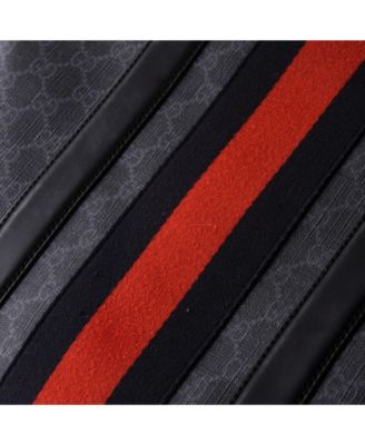 Large Web Open Tote GG Coated Canvas