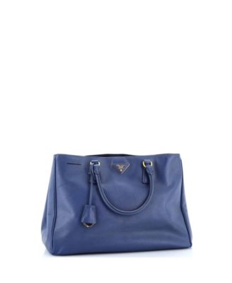 Large Double Zip Lux Tote Saffiano Leather