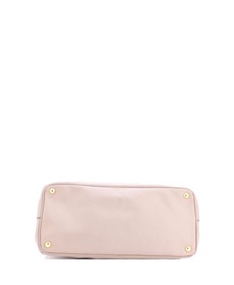 Large Lux Open Tote Saffiano Leather