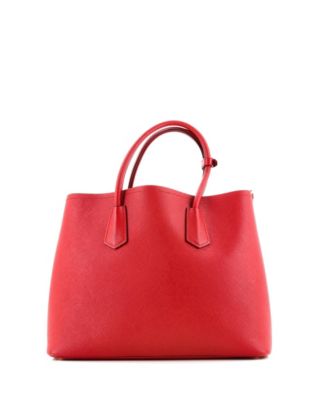 Medium Cuir Double Tote Saffiano Leather