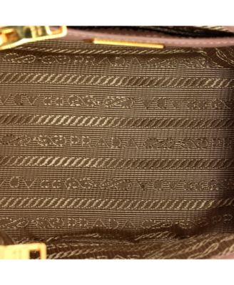 Mini Galleria Double Zip Tote Saffiano Leather