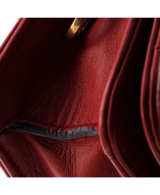 Mini GG Marmont Chain Flap Bag Matelasse Leather