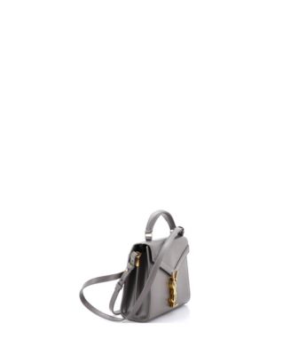 Mini Cassandra Top Handle Bag Leather