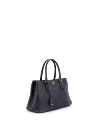 Medium Lux Open Tote Saffiano Leather