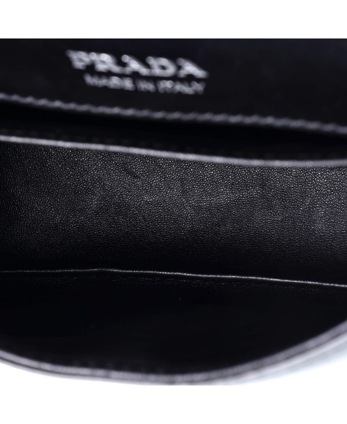 Pre-Owned Prada Small Identity Flap Shoulder Bag Saffiano with City Calf