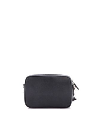 Small Front Pocket Camera Bag Saffiano Leather