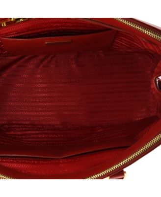 Large Double Zip Lux Tote Saffiano Leather