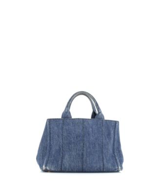 Mini Canapa Convertible Tote Denim