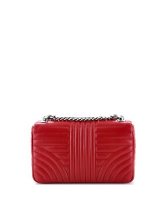 Medium Chain Flap Shoulder Bag Diagramme Quilted Leather