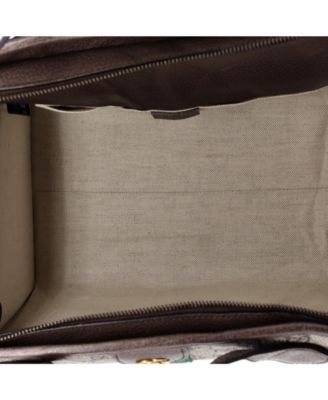 Mini Ophidia Fold Over Duffle Bag GG Coated Canvas