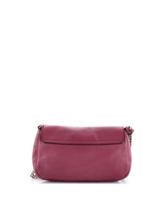 Medium Soho Chain Crossbody Bag Leather