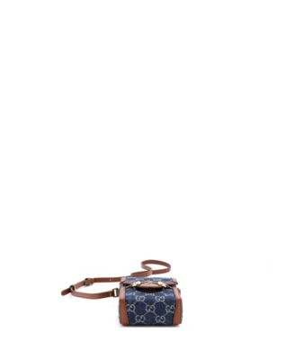 Mini Horsebit 1955 Crossbody Bag GG Denim