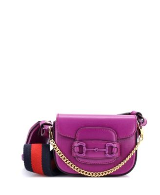 Horsebit 1955 Flap Wallet with Strap Leather