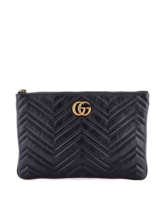 GG Marmont Clutch Matelasse Leather