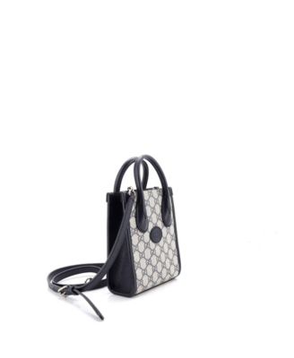 Mini Interlocking G Patch Tote GG Coated Canvas