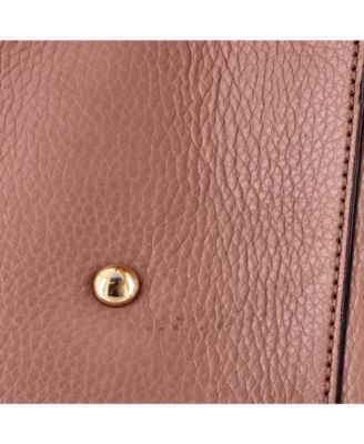 Medium Bamboo Shopper Tote Leather