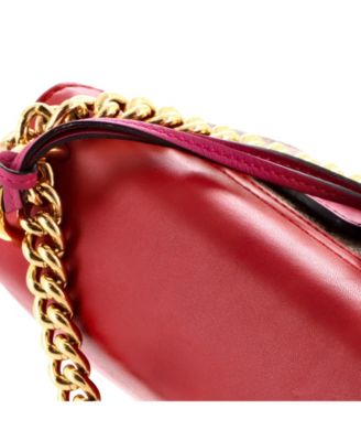 Small Padlock Shoulder Bag GG Coated Canvas and Leather