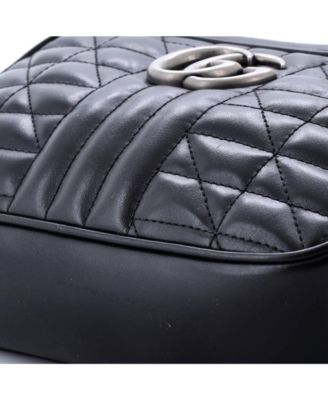 Small GG Marmont Shoulder Bag Mixed Matelasse Leather