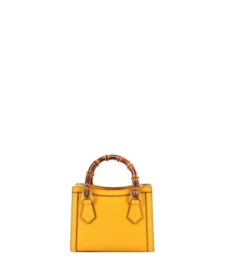 Mini Diana NM Bamboo Handle Tote Leather