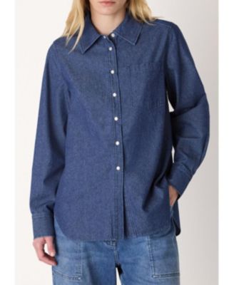Women's Pocket Detail Cotton Shirt