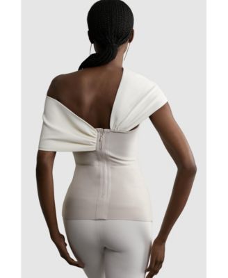 Women's Figure Form Asymmetric Knit Top