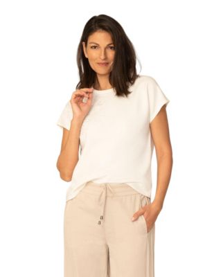 Women's Flower Applique Tee