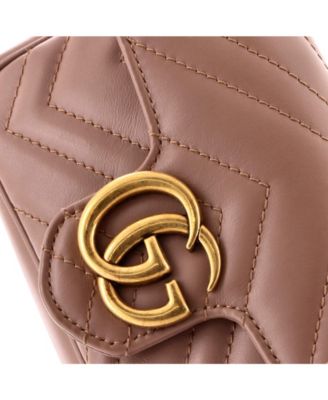 Mini GG Marmont Flap Bag Matelasse Leather