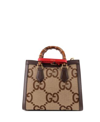 Small Diana NM Bamboo Handle Tote Jumbo GG Canvas