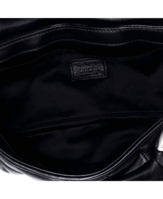 Medium Horsebit Chain Shoulder Bag Vertical Quilted Leather