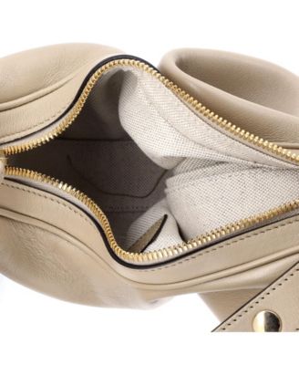 Small Attache Shoulder Bag Leather