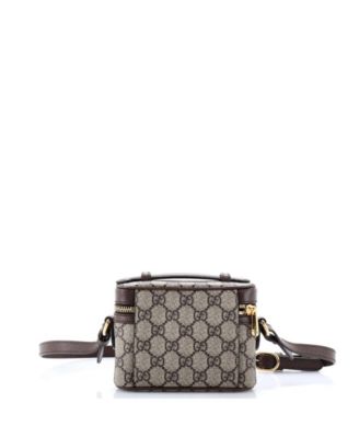 Mini Ophidia Top Handle Bag GG Coated Canvas