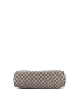 Large Plus Tote GG Coated Canvas with Leather