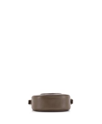 Blondie NM Round Camera Bag Diagonal Quilted Leather