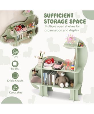 3 Tier Dinosaur Kids Bookshelf for Children Bedroom