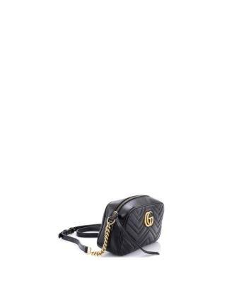 Small GG Marmont Shoulder Bag Matelasse Leather
