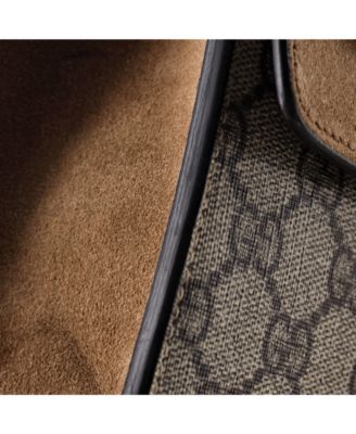 Small Dionysus Bag GG Coated Canvas with Crystal Embellished Metal