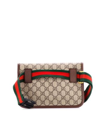 Neo Vintage Flap Belt Bag GG Coated Canvas