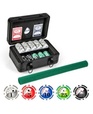 Texas Holdem Poker Chip Set with 300 Pieces Chips