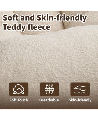 360° Swivel Floor Lounger Chair, 5 Position Adjustable Lounge Sofa Chair with Head & Back Support and Phone Holder for Living Room