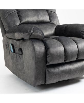 Velvet Power Lift Recliners with Heat & Massage, Lift Chair Relax Sofa Chair for Living Room
