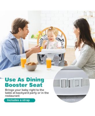 6 in 1 Convertible Baby High Chair with Adjustable Tray