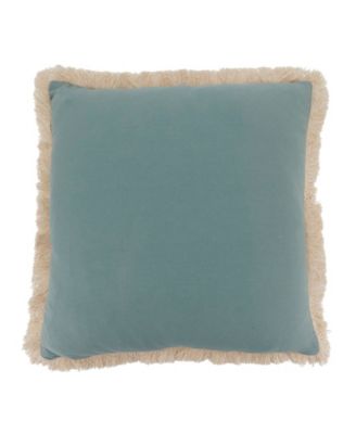 Embroidered Jellyfish Decorative Pillow, 18" x 18"