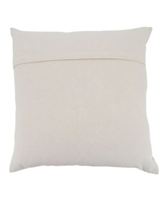 Textured Jute Stripe Decorative Pillow, 20" x 20"