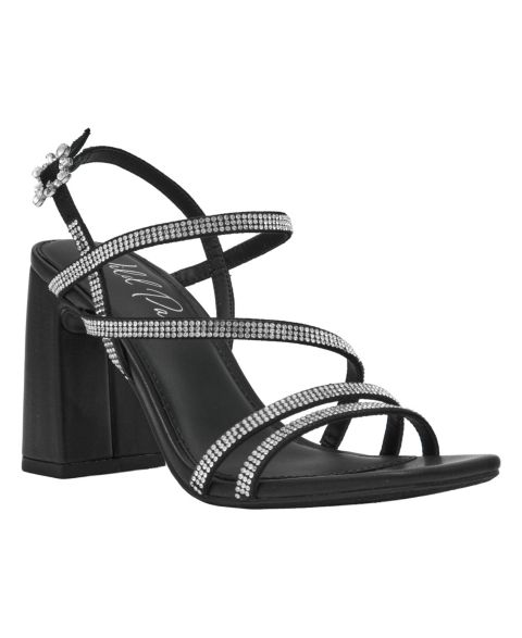 Женские сандалии Wild Pair Vinii Strappy Evening, цвет: Чёрный
