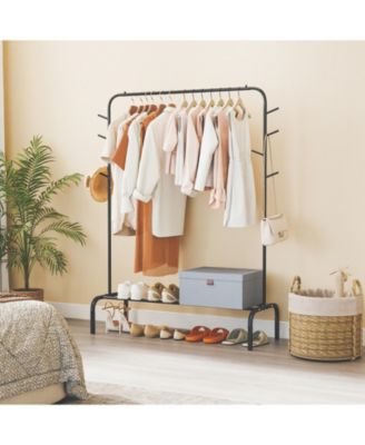 Heavy Duty Metal Clothes Rack Garment Wardrobe Stand