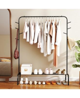 Heavy Duty Metal Clothes Rack Garment Wardrobe Stand