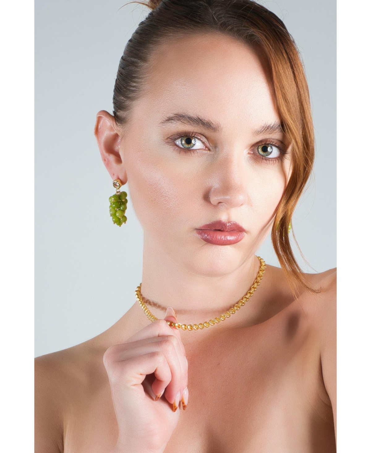 Classicharms Carved Rolo Chain Choker Necklace