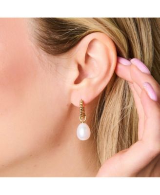 Grace Pearl Twisted Earrings