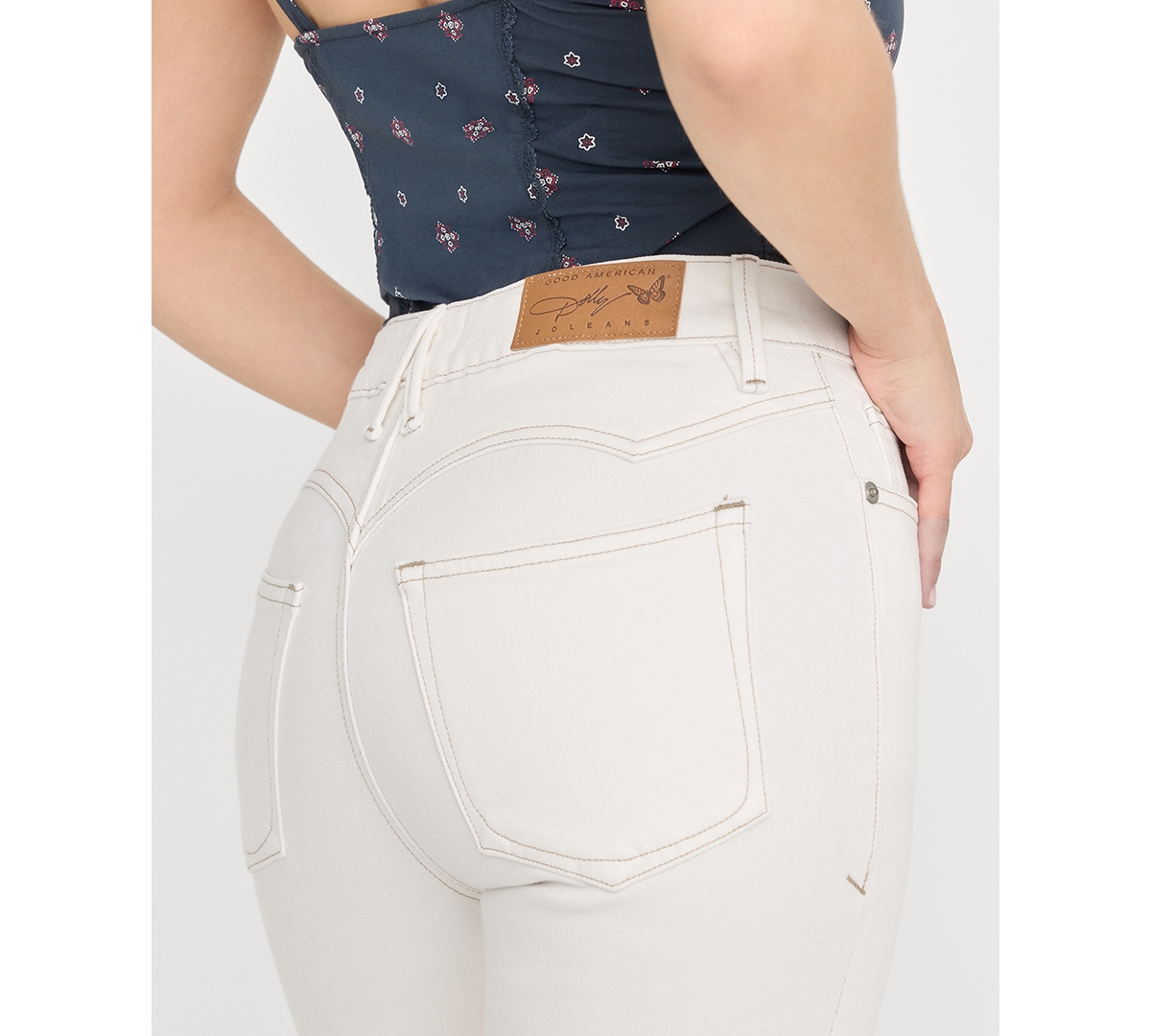 Good American Women's Mid-Rise Flared-Leg Jeans